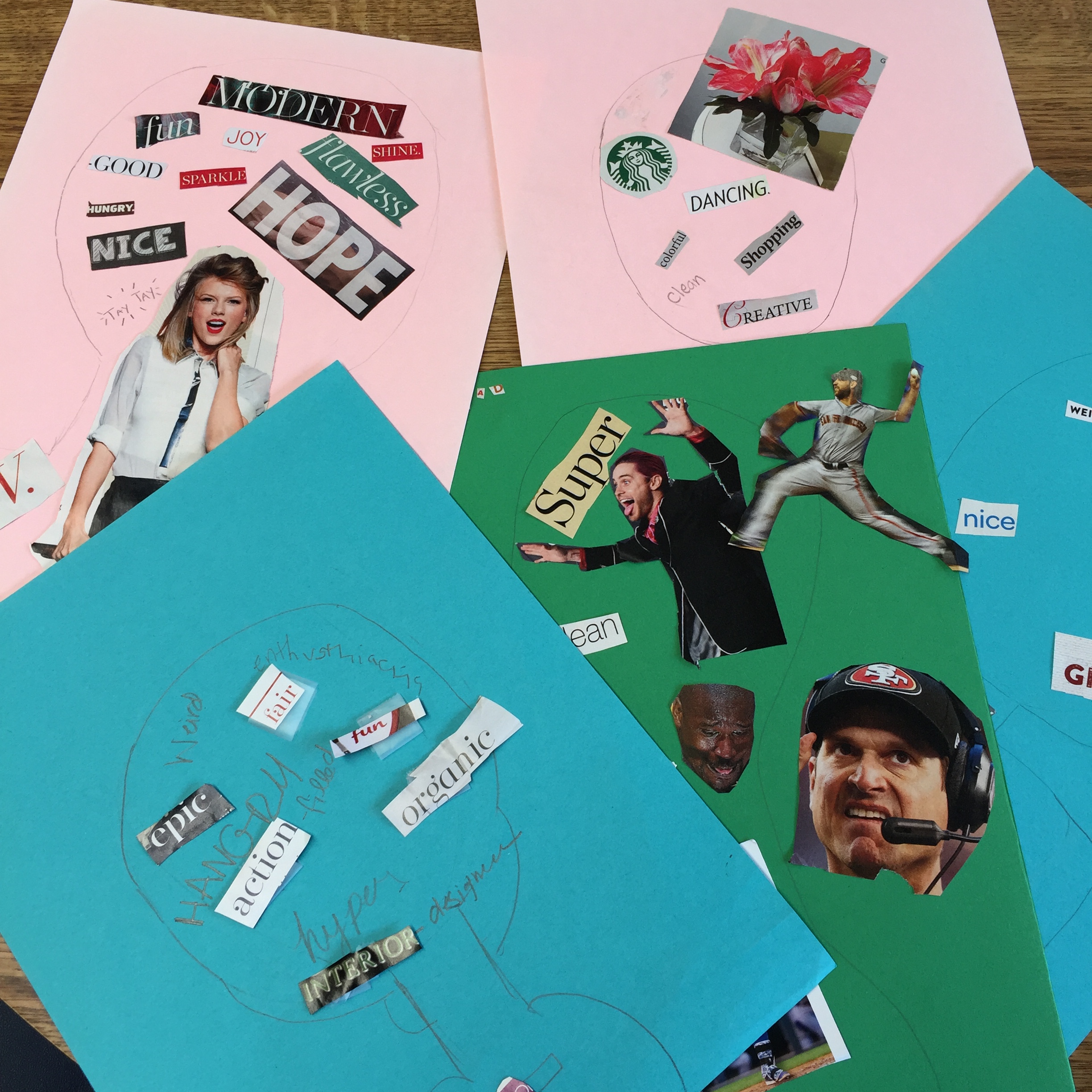Self-Concept Lesson with Magazine Collages